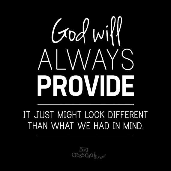 God Will Provide Quotes